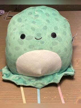 Squishmallows Forina the Jellyfish. 8” Green & White